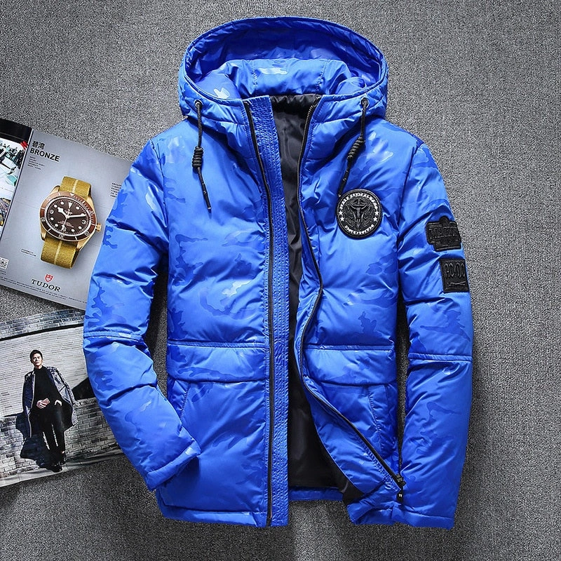 West Louis: Abrigo Parka de Plumón Blanco -20 Grados, Invierno Perfecto, Estilo y Calor, ¡A comprar ahora!